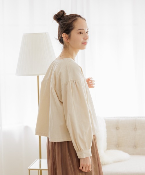 flower(フラワー)の「サニージャケット2(ノーカラージャケット・レディース・アイボリー・FREE)」の17枚目の写真