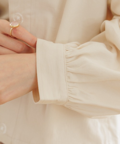 flower(フラワー)の「サニージャケット2(ノーカラージャケット・レディース・アイボリー・FREE)」の9枚目の写真