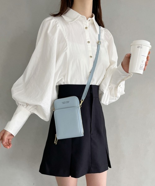 thank U more（サンキューモア）の「スクエア　スマホショルダーバッグ（ショルダーバッグ・レディース・ブルー/ブラック/ベージュ/ブラウン・FREE）」の19枚目の写真