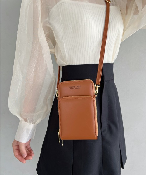 thank U more（サンキューモア）の「スクエア　スマホショルダーバッグ（ショルダーバッグ・レディース・ブルー/ブラック/ベージュ/ブラウン・FREE）」の18枚目の写真