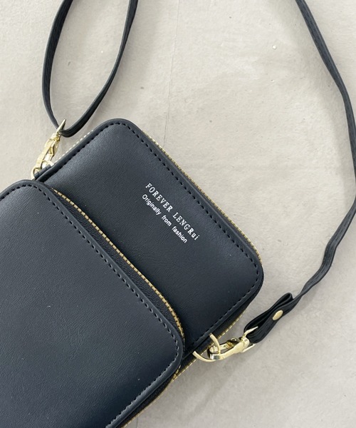 thank U more（サンキューモア）の「スクエア　スマホショルダーバッグ（ショルダーバッグ・レディース・ブルー/ブラック/ベージュ/ブラウン・FREE）」の14枚目の写真