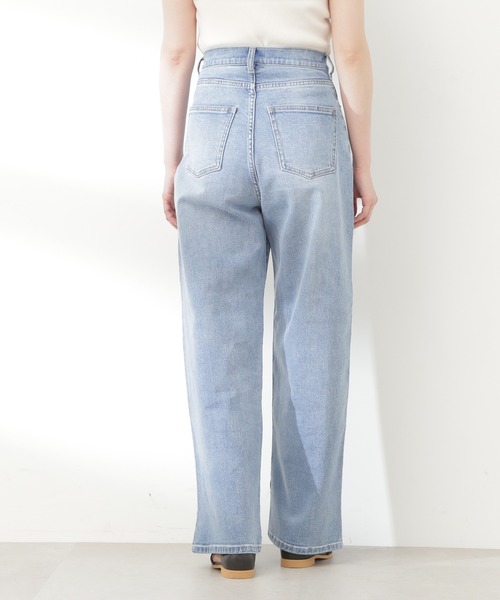 N.（N. Natural Beauty Basic）（エヌエヌナチュラルビューティーベーシック）の「【S Size Line】◆５ポケットワイドデニムパンツ（デニムパンツ・レディース・ライトブルー/ワンウォッシュ・SMALL/MEDIUM）」の15枚目の写真