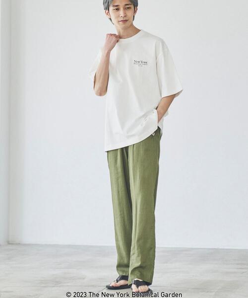 coen(コーエン)の「NY BotanicalGarden(ニューヨークボタニカルガーデン)プリントTシャツ(Tシャツ/カットソー・メンズ・その他1/ホワイト/ダークグレー・L/S/XL/M)」の8枚目の写真