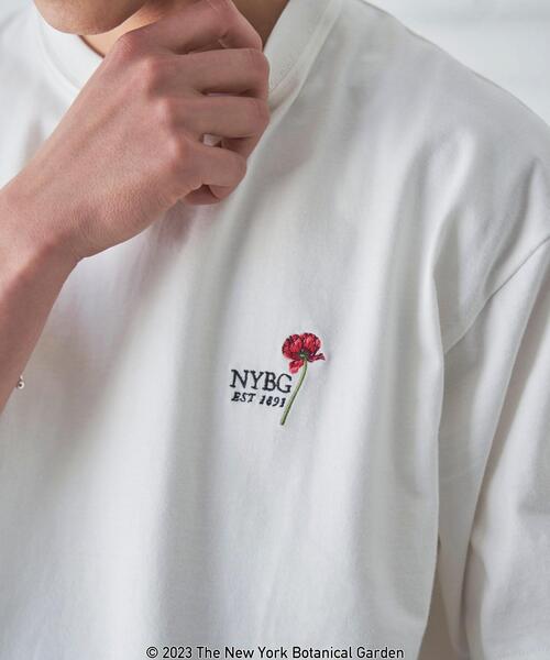coen(コーエン)の「NY BotanicalGarden(ニューヨークボタニカルガーデン)プリントTシャツ(Tシャツ/カットソー・メンズ・その他1/ホワイト/ダークグレー・L/S/XL/M)」の10枚目の写真