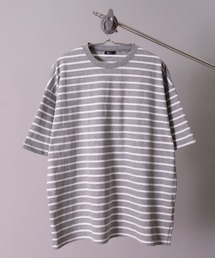 BAYBLO（ベイブロ）の「(DV)【ユニセックス】ビッグシルエット ボーダー Tシャツ（Tシャツ/カットソー・メンズ）」