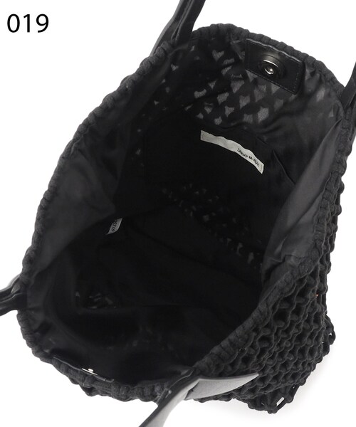 SHOO・LA・RUE（シューラルー）の「◆素材コンビマクラメトート（トートバッグ・レディース・ブラウン系/ブラック/アイボリー・00）」の10枚目の写真