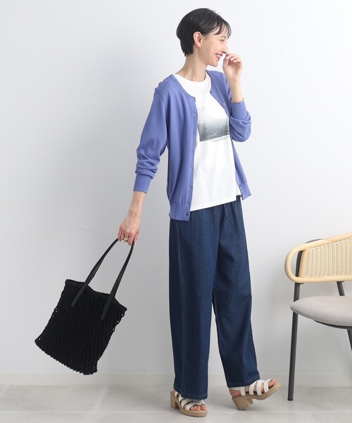 SHOO・LA・RUE（シューラルー）の「◆素材コンビマクラメトート（トートバッグ・レディース・ブラウン系/ブラック/アイボリー・00）」の17枚目の写真