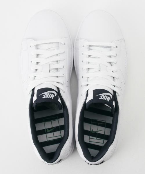 NIKE（ナイキ）の「NIKE / テニス クラシック ウルトラレザー FO (802395）（スニーカー・レディース・ホワイト/ネイビー・23/23.5/25/24.5/24）」の10枚目の写真
