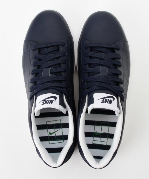 NIKE（ナイキ）の「NIKE / テニス クラシック ウルトラレザー FO (802395）（スニーカー・レディース・ホワイト/ネイビー・23/23.5/25/24.5/24）」の5枚目の写真