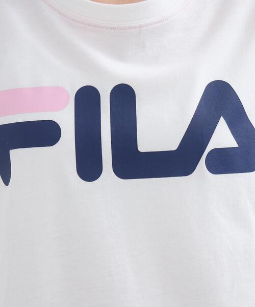 FILA(フィラ)の「【FILAコラボ】FILA×PINKLATTE バックオープンカットワンピース(ワンピース・キッズ・オフホワイト/ブラック・16/15 /14)」の10枚目の写真
