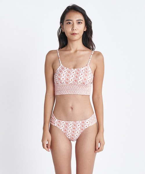 ROXY（ロキシー）の「MOROCCAN/ロキシー総柄バンドゥビキニ(水着)（水着・レディース・ブラウン/ブルー・SMALL/MEDIUM/LARGE）」の4枚目の写真