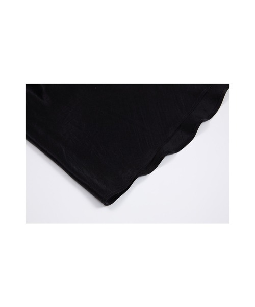 EKCOOKIES(イーケークッキーズ)の「【 EKCOOKIES 】Vネック光沢キャミソール(キャミソール・レディース・ブラック/シルバー・S/M/L)」の22枚目の写真