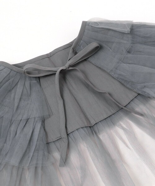 Ray BEAMS（レイビームス）の「DIR 69 × Ray BEAMS / 別注 チュール 付け襟（その他小物・レディース・ブラック/グレー・ONE SIZE）」の20枚目の写真
