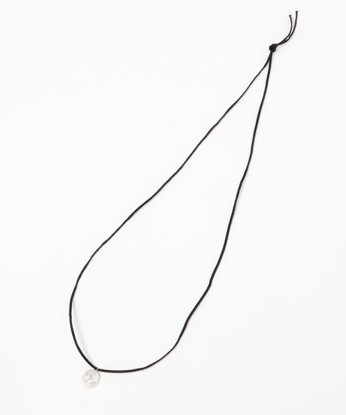 A part by（アパートバイ）の「【付け方２ＷＡＹ】パールチョーカー（チョーカー・レディース・ブラック・FREE）」の5枚目の写真