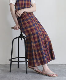 fredy emue | チェックフレアースカート(スカート)