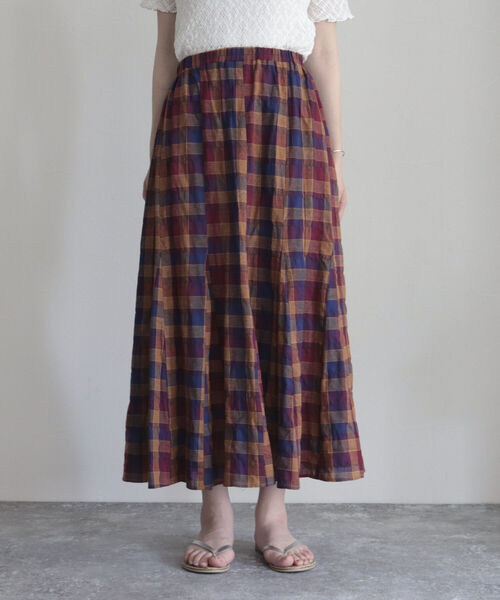 fredy emue（フレディエミュ）の「チェックフレアースカート（スカート・レディース・ブルー系その他/パープル系その他・38/36）」の20枚目の写真