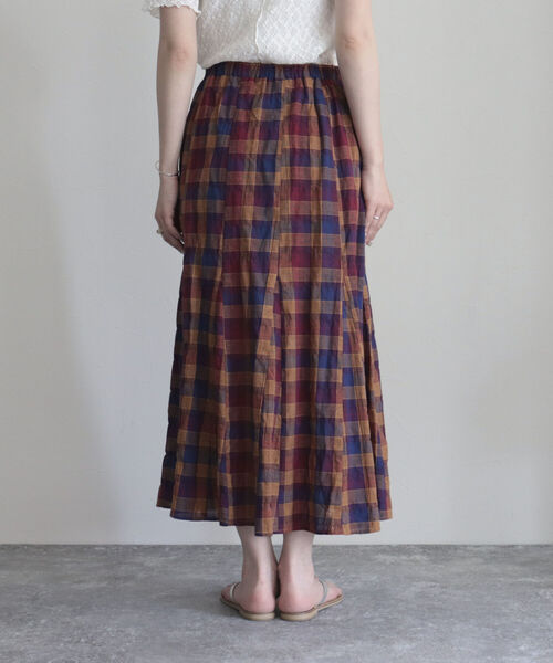 fredy emue（フレディエミュ）の「チェックフレアースカート（スカート・レディース・ブルー系その他/パープル系その他・38/36）」の17枚目の写真