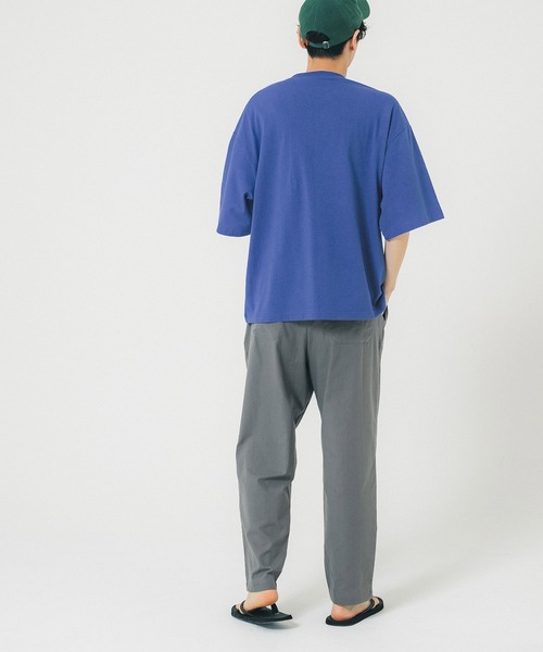 coca（coca）（コカ）の「メンズワンポイント刺繍Tシャツ（Tシャツ/カットソー・メンズ・ホワイト/ダークブルー・M/L/XL）」の3枚目の写真