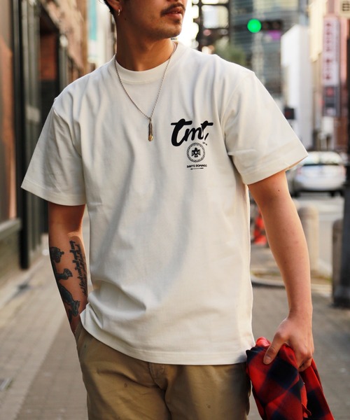 TMT（ティーエムティー）の「HEAVY ORGANIC COTTON JERSEYS/SL TEE(SANTO DOMINGO)（Tシャツ/カットソー・メンズ・ブラック/ホワイト/ネイビー・LARGE/MEDIUM/X-LARGE）」の5枚目の写真