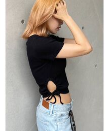 サイドドロストリブトップス