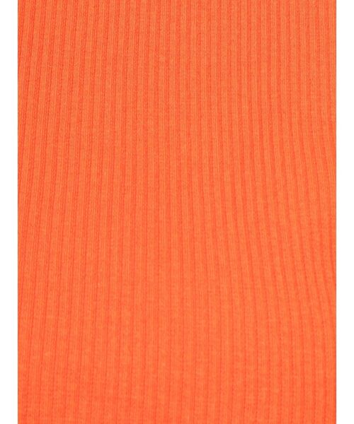 EVRIS（エヴリス）の「サイドドロストリブトップス（Tシャツ/カットソー・レディース・ホワイト/オレンジ/ブラック・FREE）」の7枚目の写真