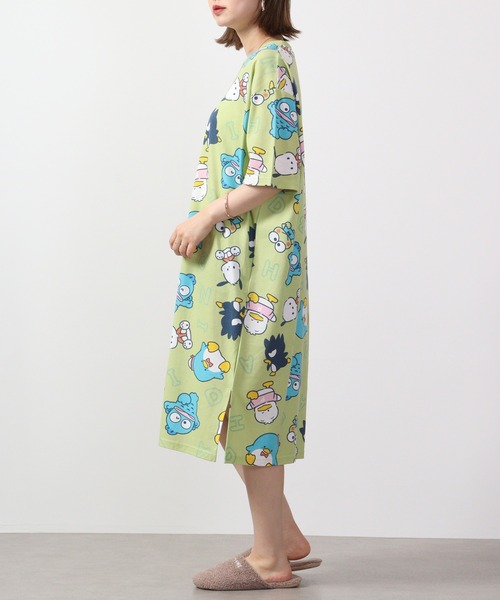 【SPAO】25SS サンリオ コラボ 半袖ワンピースパジャマ Free sanrio パジャマ ルームウェア サンリオキャラクターズ