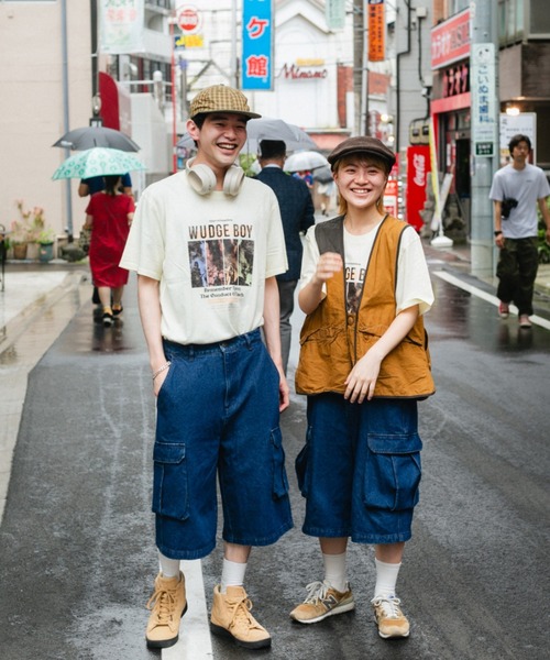 WudgeBoy(ワッジボーイ)の「WudgeBoy pigment band tour Tee(Tシャツ/カットソー・レディース・グレー/アイボリー・MEDIUM/LARGE)」の19枚目の写真