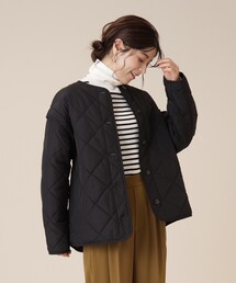 ◆長く着られるベストにもなる キルトブルゾン【SHOO WARM/吸湿発熱/撥水/２WAY】