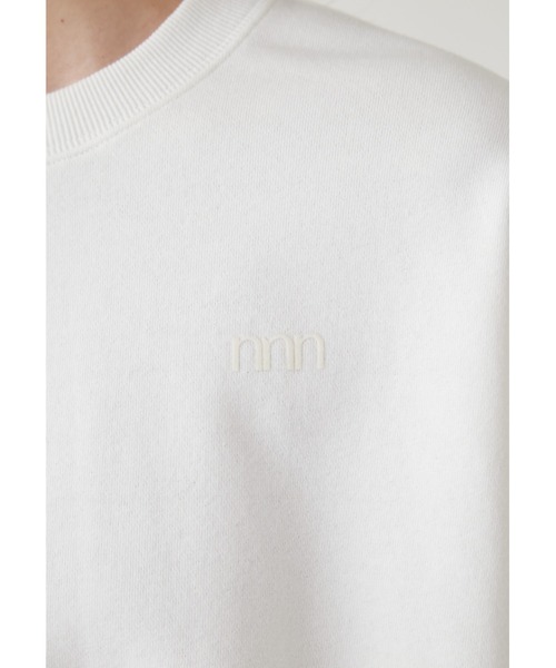 emmi（エミ）の「【emmi atelier】ラメ裏毛クロップドプルオーバー（Tシャツ/カットソー・レディース・ライトベージュ/オフホワイト・FREE）」の12枚目の写真