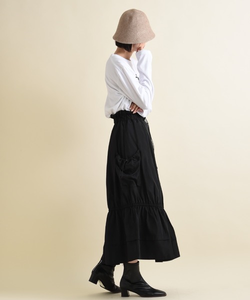 INTERPLANET(インタープラネット)の「ニットクロシェ(ハット・レディース・モカ/アイボリー/ブラック・フリー)」の16枚目の写真