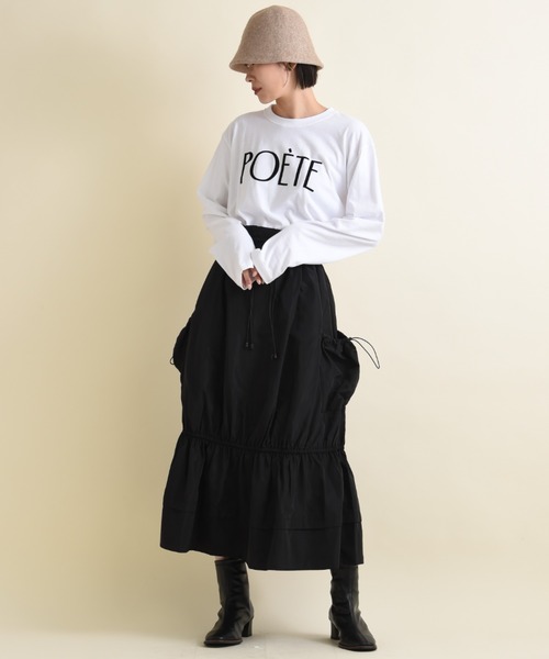 INTERPLANET(インタープラネット)の「ニットクロシェ(ハット・レディース・モカ/アイボリー/ブラック・フリー)」の19枚目の写真