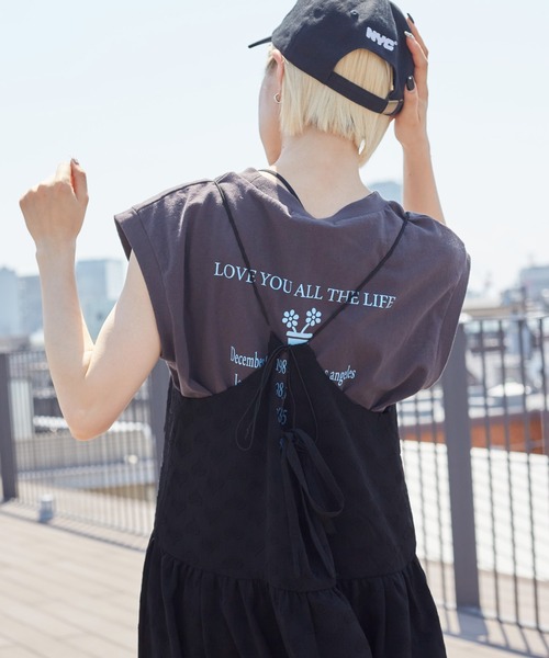 obli ハートジャガードキャミワンピース Heather ワンピース ハートジャガードキャミワンピース 291943