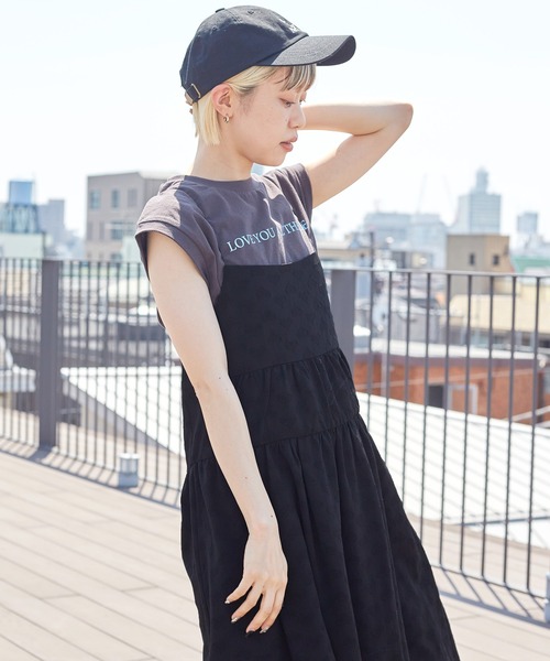 obli ハートジャガードキャミワンピース Heather（ヘザー）の「ハートジャガードキャミワンピース 291943