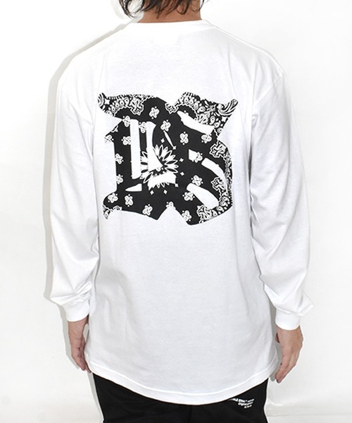 国内発送関税込み DSQUARED2 ペイズリー柄長袖Tシャツ セール】DSペイズリーロゴ 長袖Tシャツ(Tシャツ/カットソー