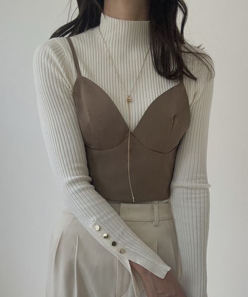 LAUIR(ラウアー)の「バックリボンコルセットビスチェ(ベスト・レディース・ブラウン/ブラック/アイボリー・LARGE/MEDIUM)」の11枚目の写真