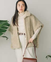 TICCA/ティッカ ウールファーポンチョ
