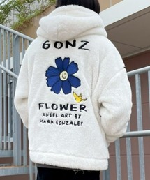 （What it isNt）ART BY MARKGONZALES（ワットイットイズント）の「【(What it isNt)】【what it isNt別注】シャギーボアジップパーカー（その他アウター・メンズ）」