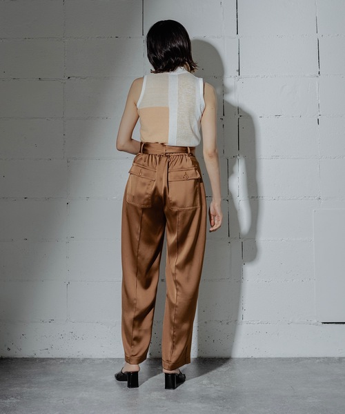 【セール】COLOR BLOCK KNT TOPS（ニット/セーター）｜ANOGH（アノフ）