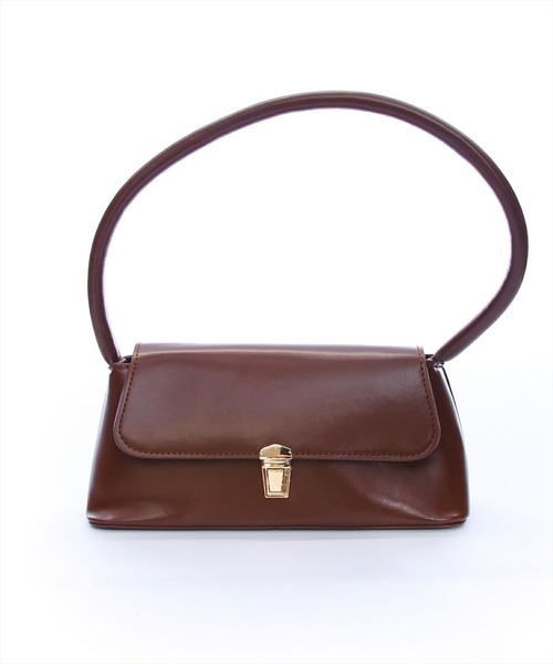 clear（クリア）の「バケットバッグ[スクエア ミニバッグ ヴィンテージライク]（ハンドバッグ・レディース・キャメル/ブラウン/ブラック・F）」の11枚目の写真