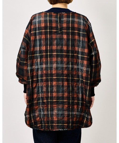 salle de bal（サルデバル）の「WARM & COZY / ウォームアンドコージー キルト 裏ボア かっぽう着 kilt KAPPOUGI FRH（エプロン・レディース・ライトグレー/ブラック系その他/ブルー/ワイン/ブラック/マスタード/ピンク/アイボリー/ライトグリーン/グリーン系/ネイビー・FREE）」の21枚目の写真