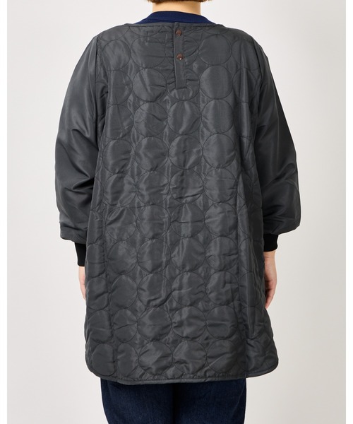 salle de bal（サルデバル）の「WARM & COZY / ウォームアンドコージー キルト 裏ボア かっぽう着 kilt KAPPOUGI FRH（エプロン・レディース・ライトグレー/ブラック系その他/ブルー/ワイン/ブラック/マスタード/ピンク/アイボリー/ライトグリーン/グリーン系/ネイビー・FREE）」の18枚目の写真