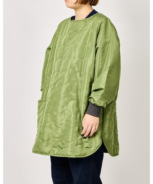 salle de bal（サルデバル）の「WARM & COZY / ウォームアンドコージー キルト 裏ボア かっぽう着 kilt KAPPOUGI FRH（エプロン・レディース・ライトグレー/ブラック系その他/ブルー/ワイン/ブラック/マスタード/ピンク/アイボリー/ライトグリーン/グリーン系/ネイビー・FREE）」の22枚目の写真