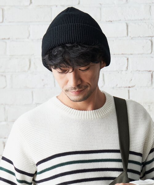 ikka（イッカ）の「Champion チャンピオン ニットワッチ（ニットキャップ/ビーニー・メンズ・ネイビー/グレー/ブラック・FREE）」の11枚目の写真