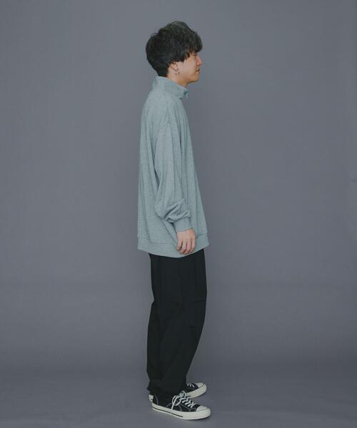 Uiscel(ユイセル)の「『ユニセックス』Uiscel ヘビーウエイトハーフZIPスウェットシャツ(スウェット・レディース・グレー/オートミール・LARGE/MEDIUM)」の10枚目の写真