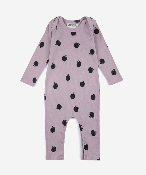 BOBO CHOSES(ボボショーズ)の「Poma allover long sleeve overall(ロンパース・キッズ・ラベンダー・2-3YEAR/18-24MONTH/12-18MONTH/6-12MONTH)」の4枚目の写真