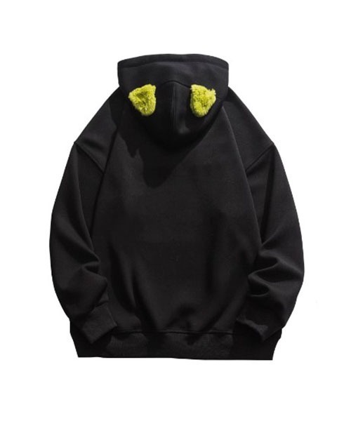 ROOPTOKYO（ループトウキョウ）の「▲EAR DESIGN HOODIE/耳付きデザインパーカー（パーカー・メンズ・ホワイト/ブラック/ブルー・XL/L/M）」の16枚目の写真