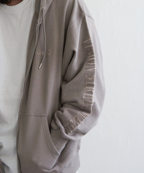VISION STREET WEAR（ヴィジョンストリートウェア）の「VISION STREET WEAR ビジョンストリートウェア マグロゴジップパーカー（パーカー・メンズ・ブラック/オフホワイト/グレー/パープル・L/M）」の7枚目の写真