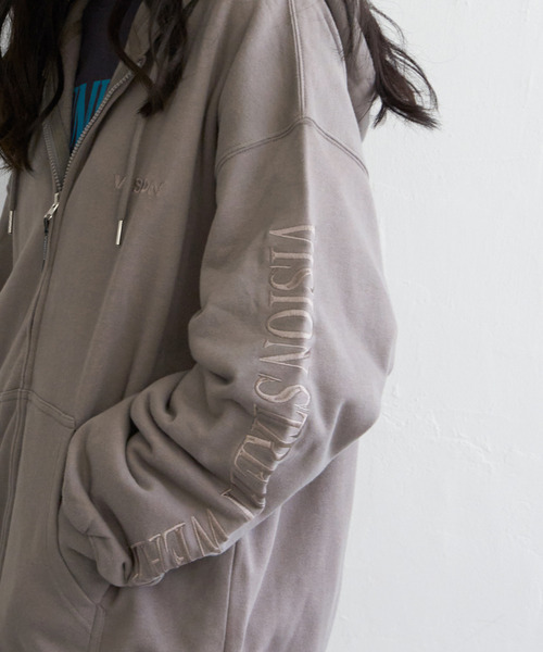 VISION STREET WEAR（ヴィジョンストリートウェア）の「VISION STREET WEAR ビジョンストリートウェア マグロゴジップパーカー（パーカー・メンズ・ブラック/オフホワイト/グレー/パープル・L/M）」の12枚目の写真