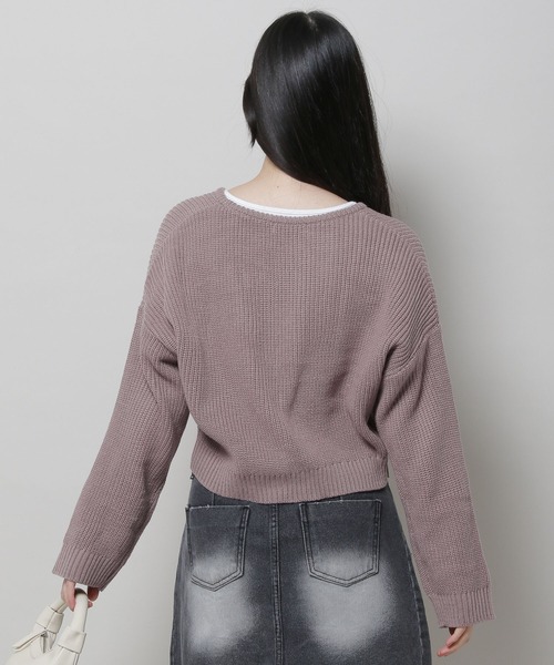 ALAND（エーランド）の「3.3 Field Trip／ノーカラーカーディガン 2982291（カーディガン/ボレロ・レディース・グレー/ブラック/パープル・FREE）」の18枚目の写真