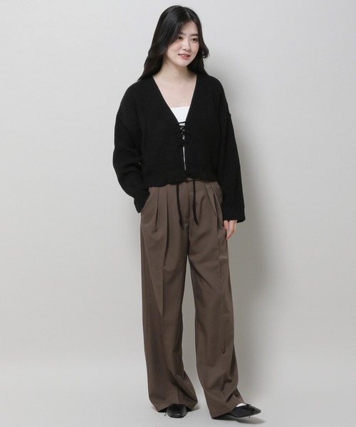 ALAND（エーランド）の「3.3 Field Trip／ノーカラーカーディガン 2982291（カーディガン/ボレロ・レディース・グレー/ブラック/パープル・FREE）」の19枚目の写真